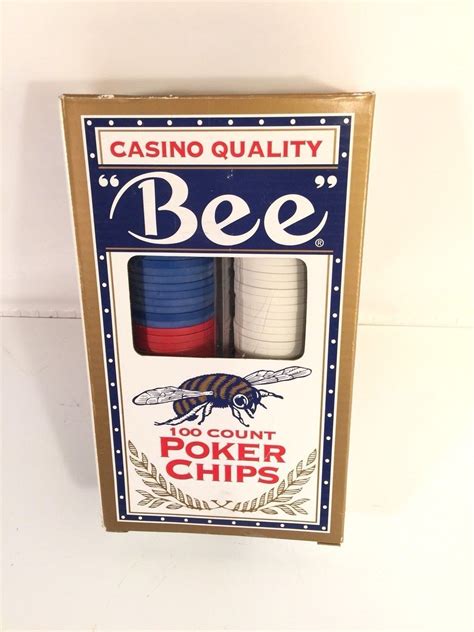 Bee casino poker chips
